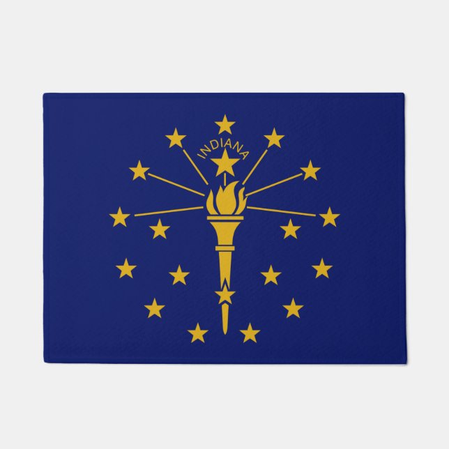 Tapete Estado de Indiana & Indiana Flag /EUA (Frente)