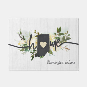 Tapete Estado de Indiana Personalizou Sua Rústica Cidade