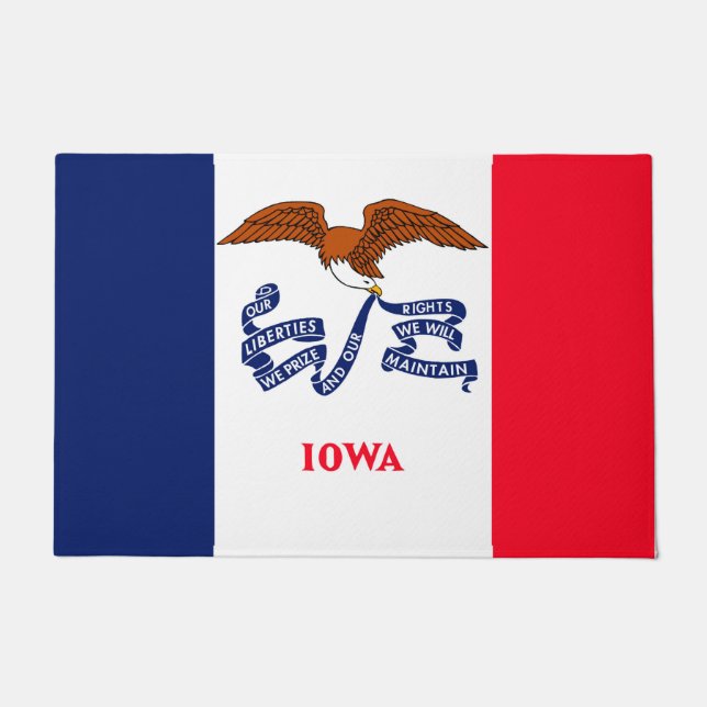Tapete Estado de Iowa Design (Frente)