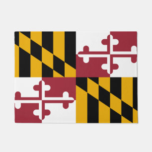 Tapete Estado de Maryland e Sinalizador de Maryland /EUA