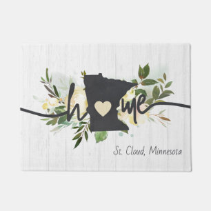 Tapete Estado de Minnesota personalizou sua rusticidade d