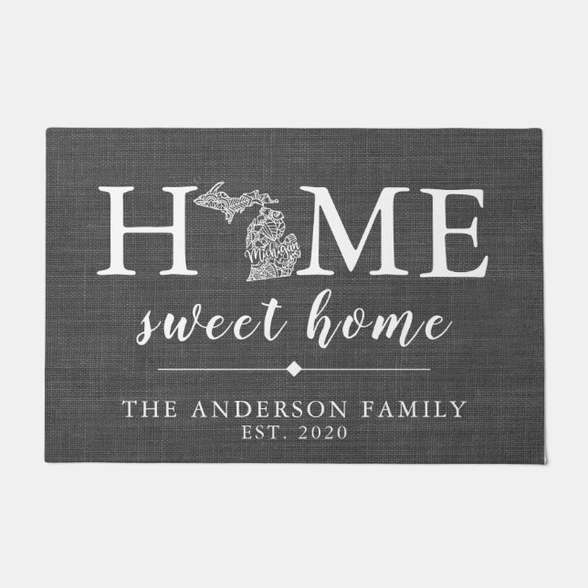 Tapete Estado Personalizado MICHIGAN (Frente)