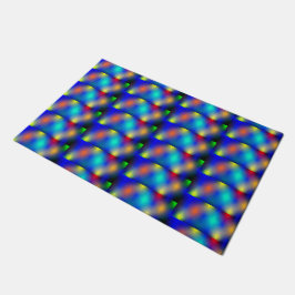 Tapete Estampa colorida, 'escama quadrada'.