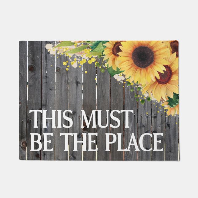 Tapete Este Deve Ser O Lugar Da Porta (Frente)