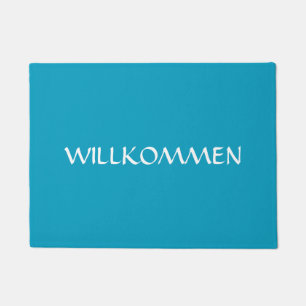 Tapete Esteira bem-vinda alemão de WILLKOMMEN
