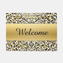 Esteira bem-vinda customizável do impressão