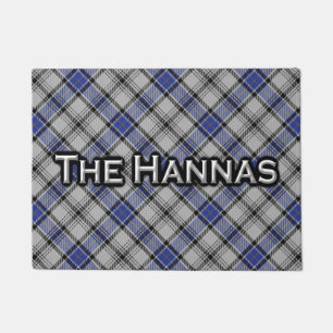 Tapete Esteira bem-vinda do Tartan escocês de Hannay