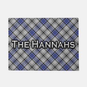Tapete Esteira bem-vinda do Tartan escocês de Hannay