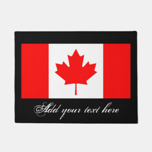 Tapete Esteira de porta canadense da bandeira com