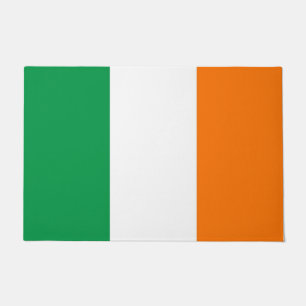Tapete Esteira de porta com a bandeira de Ireland