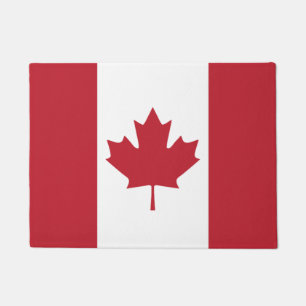 Tapete Esteira de porta da bandeira de Canadá