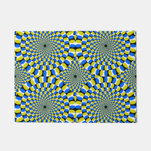 Tapete esteira de porta das ilusões ópticas 18x24
