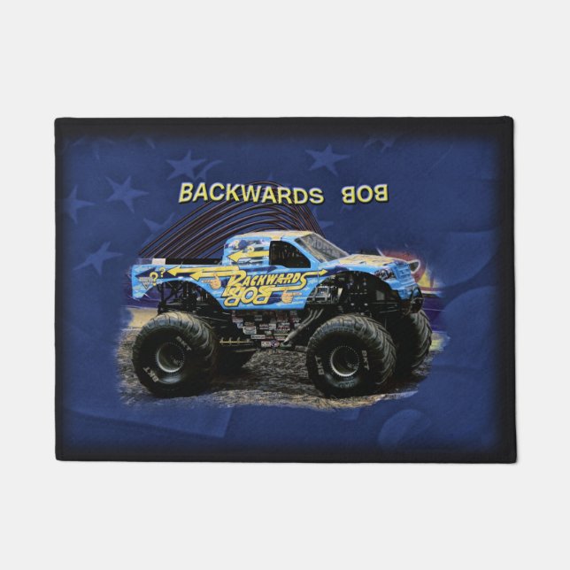 Tapete Esteira de porta do caminhão do homem e de um (Frente)