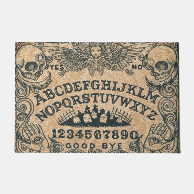 Tapete Esteira de porta do conselho da bruxa (Frente)