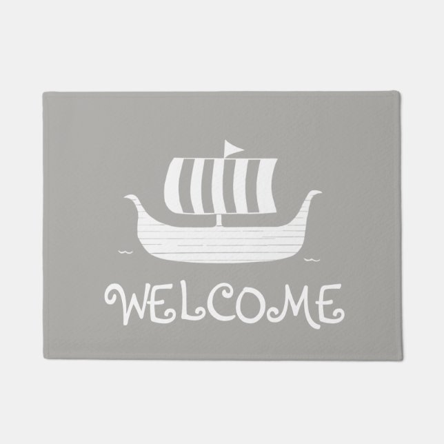 Tapete Esteira de porta do longboat de viquingue/tapete (Frente)