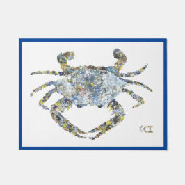 Tapete Esteira de porta do ponto amarelo