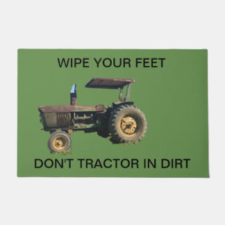 Tapete Esteira de porta do trator