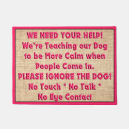 Tapete Esteira de porta do treinamento do cão