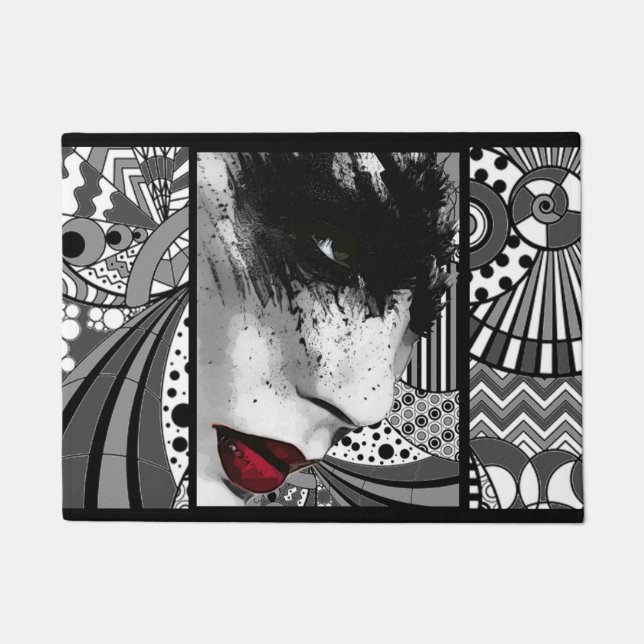 Tapete Esteira de porta dos lábios (Frente)