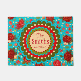 Tapete Esteira de porta elegante conhecida feita sob