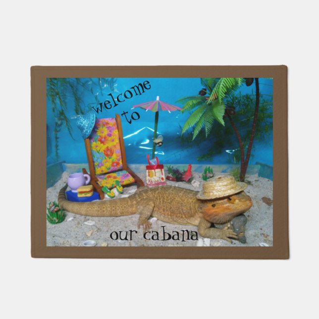 Tapete Esteira de porta farpada do dragão (Frente)