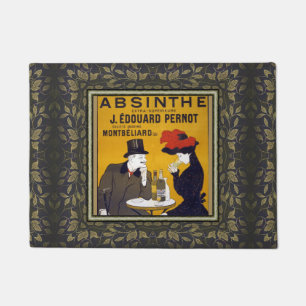 Tapete Esteira de porta francesa do cartão