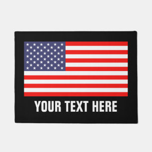 Tapete Esteira de porta patriótica da bandeira americana