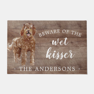 Tapete Esteira de porta personalizada cão de Labradoodle