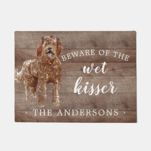 Tapete Esteira de porta personalizada cão de Labradoodle