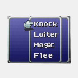 Tapete Esteira de porta retro 18" do menu do RPG x 24"