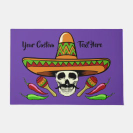 Tapete Esteiras de porta feitas sob encomenda do texto &