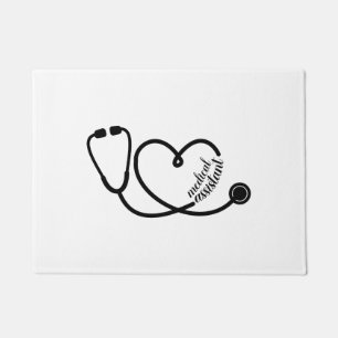 Tapete Estetoscópio Cardíaco Assistente Médico