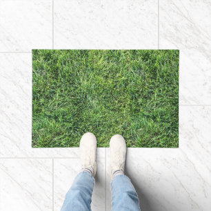 Tapete Estilo de textura real de grama verde engraçado di