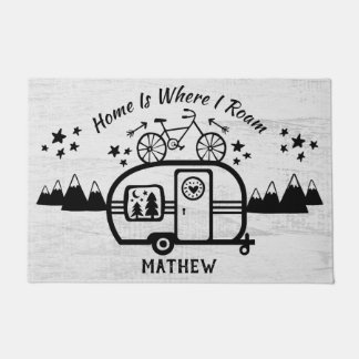 Tapete Estilo De Vida Rv Do Trailer De Camping Rustico Pe
