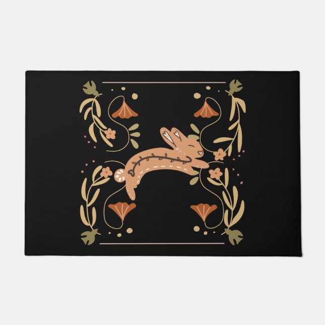 Tapete Estilo Escandinavo primavera Bunny Cute (Frente)