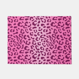 Tapete Estilo Impresso de Leopardo Rosa
