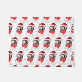 Tapete Estrelas de Natal de Cachorro Newfypoo