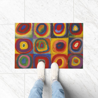 Tapete Estudo de Cor de Kandinsky Quadrados Quadrados Col