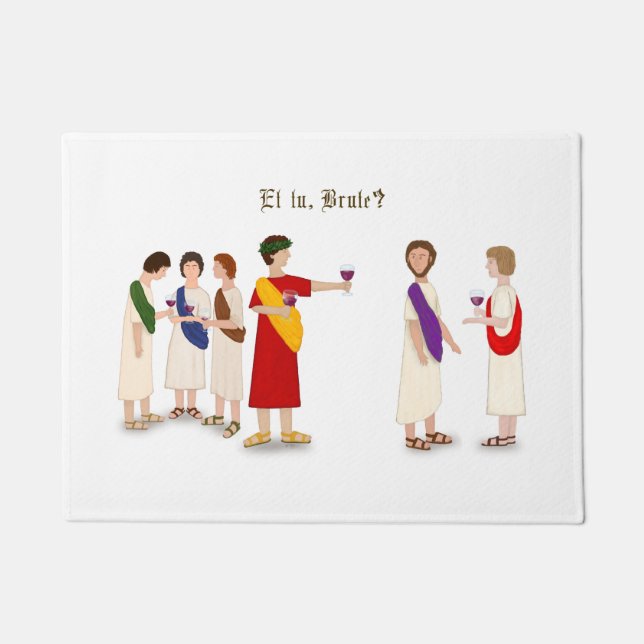 Tapete "Et Tu Brute?" Júlio César numa Festa (Frente)