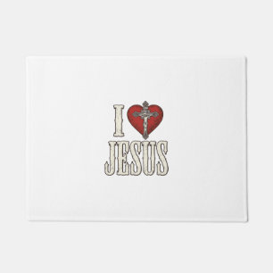 Tapete Eu Amo Jesus Gravura Vintage Camisa de Fé Design_