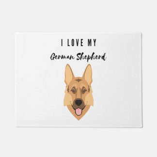 Tapete Eu Amo Meu German shepherd
