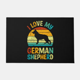 Tapete Eu Amo Meu German shepherd