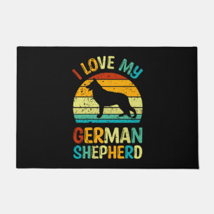Tapete Eu Amo Meu German shepherd