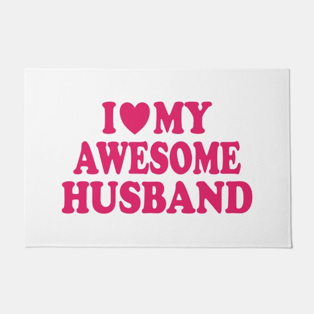 Tapete Eu Amo Meu Incrível Marido (Frente)