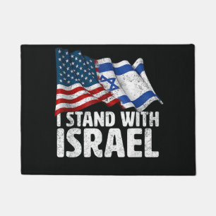 Tapete Eu Apoio Israel EUA Bandeira Americana