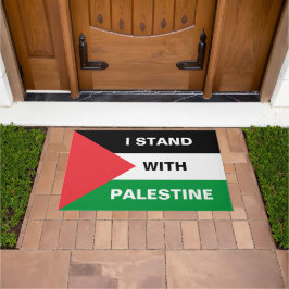 Tapete Eu apoio o texto personalizado palestiniano bandei