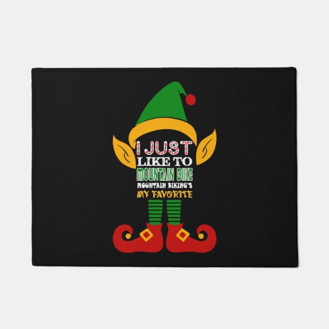 Tapete Eu Gosto De Bike Mountain Bike Favorito (Frente)