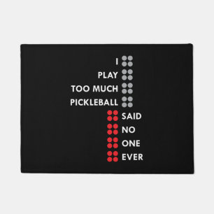 Tapete Eu Jogo Demais Pickleball