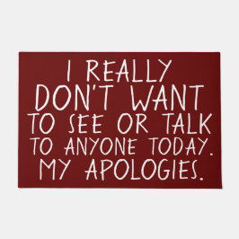 Tapete EU NÃO QUERO VER HOJE QUALQUER UM apologético