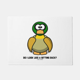 Tapete Eu olho como um pato de assento? Desenho-Como o